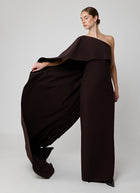 Fabrizio Gown With Half Cape by Greta Constantine at Andrews