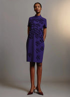 Greta Constantine Grier Shift Dress With Floral Applique