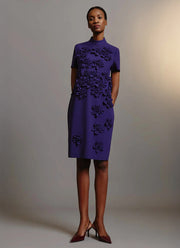 Greta Constantine Grier Shift Dress With Floral Applique