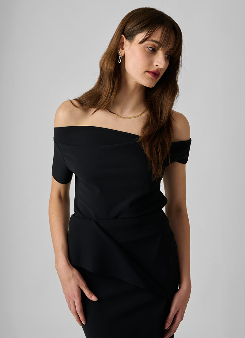 Greta Constantine Kalifa Off Shoulder Top