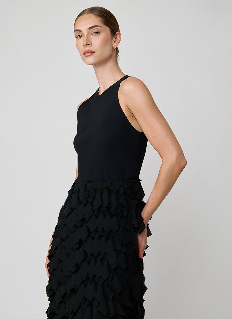 Greta Constantine Saranious Sleeveless Maxi Dress