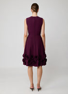 Greta Constantine Wright Sleeveless Dress With Floral Applique