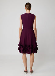 Greta Constantine Wright Sleeveless Dress With Floral Applique