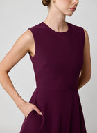 Greta Constantine Wright Sleeveless Dress With Floral Applique