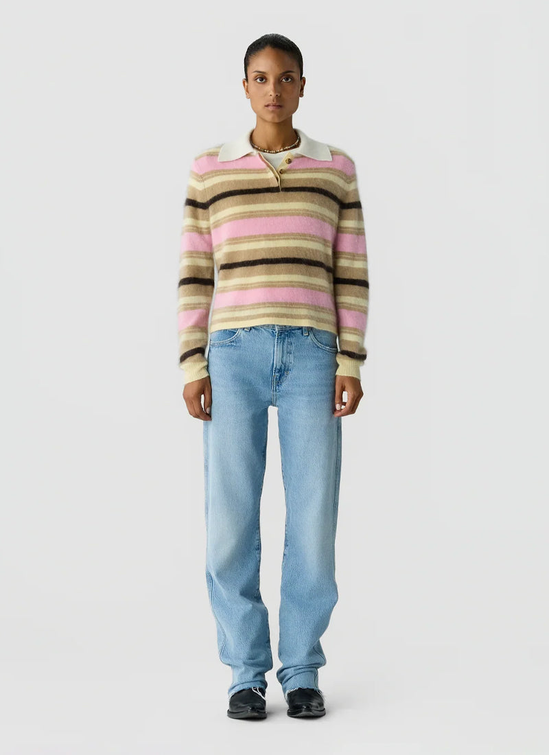 Grizzly Cropped Rugby Polo
