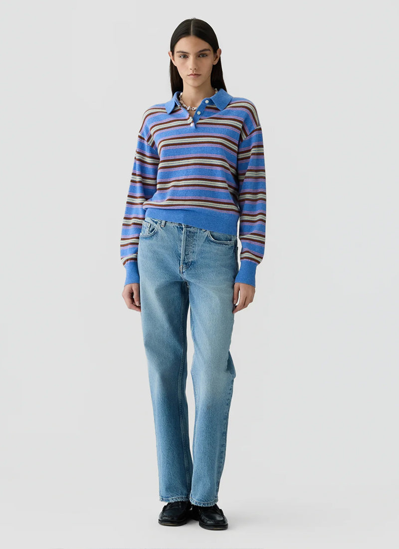 Collegiate Stripe Polo