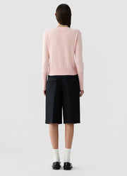 Sunwashed Shrunken Crew Sweater