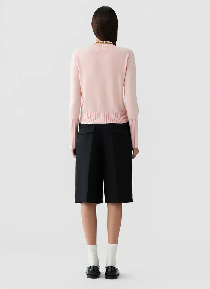 Guest In Residence Sunwashed Shrunken Crew Sweater