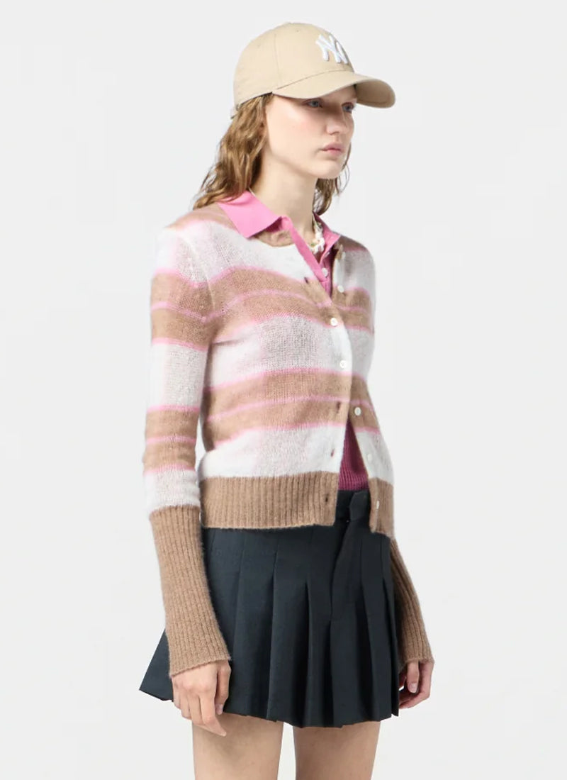 Shadow Plaid Cardigan by GUEST IN RESIDENCE at Andrews