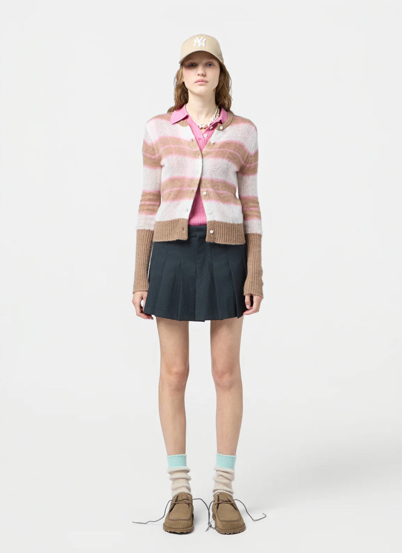 Shadow Plaid Cardigan by GUEST IN RESIDENCE at Andrews