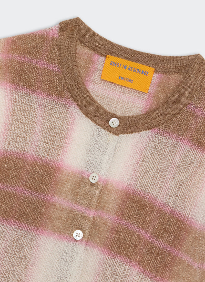 Shadow Plaid Cardigan by GUEST IN RESIDENCE at Andrews