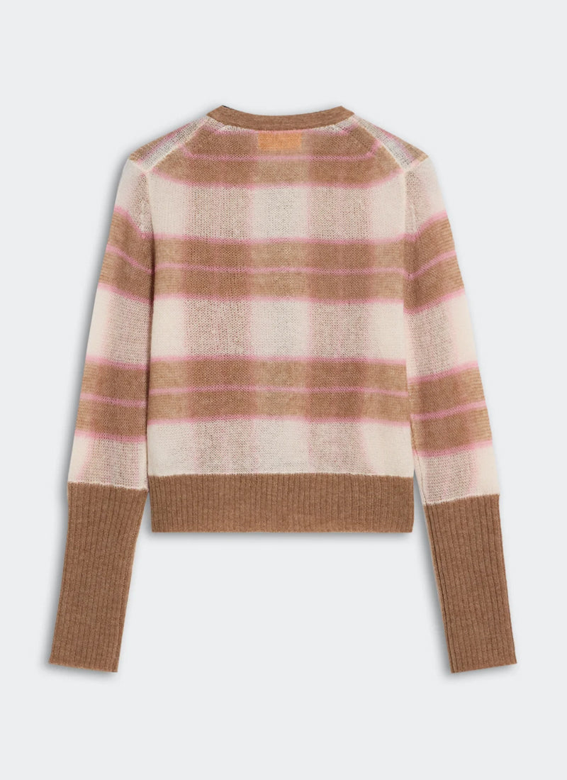 Shadow Plaid Cardigan by GUEST IN RESIDENCE at Andrews