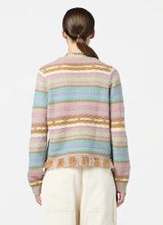  Western Stripe Crew Neck Sweater by GUEST IN RESIDENCE 