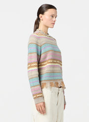  Western Stripe Crew Neck Sweater by GUEST IN RESIDENCE 