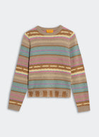  Western Stripe Crew Neck Sweater by GUEST IN RESIDENCE 