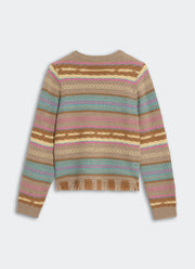  Western Stripe Crew Neck Sweater by GUEST IN RESIDENCE 