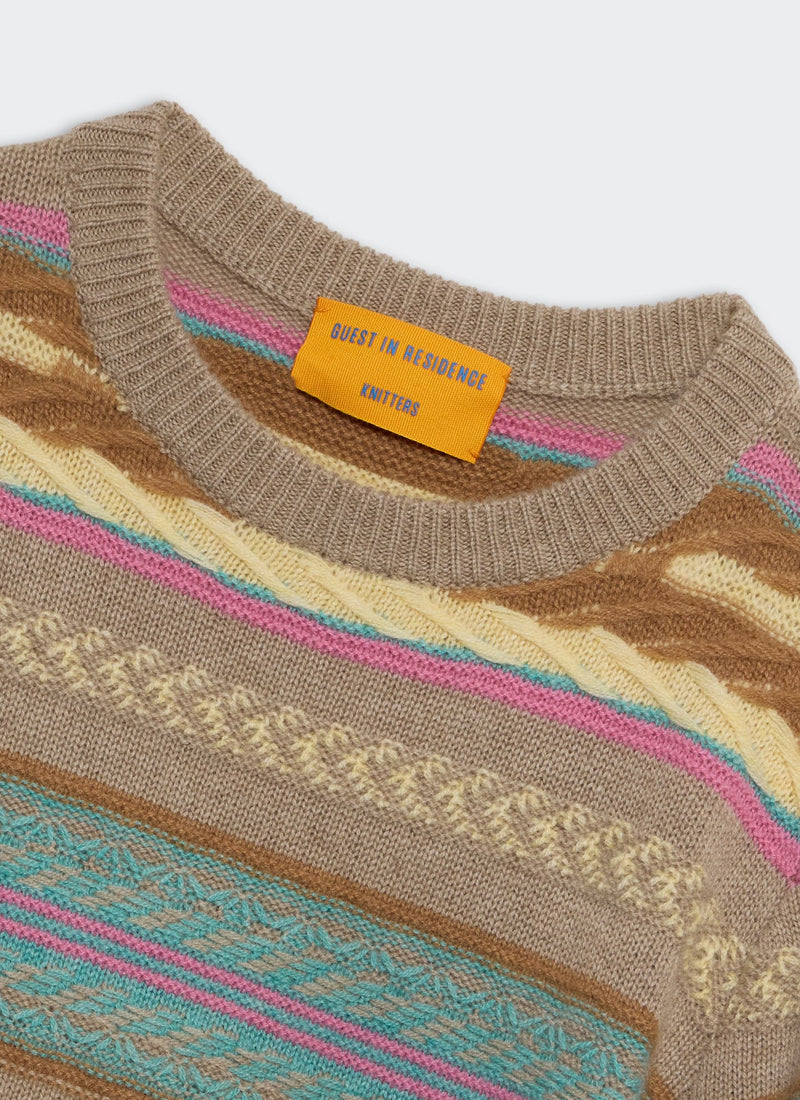  Western Stripe Crew Neck Sweater by GUEST IN RESIDENCE 