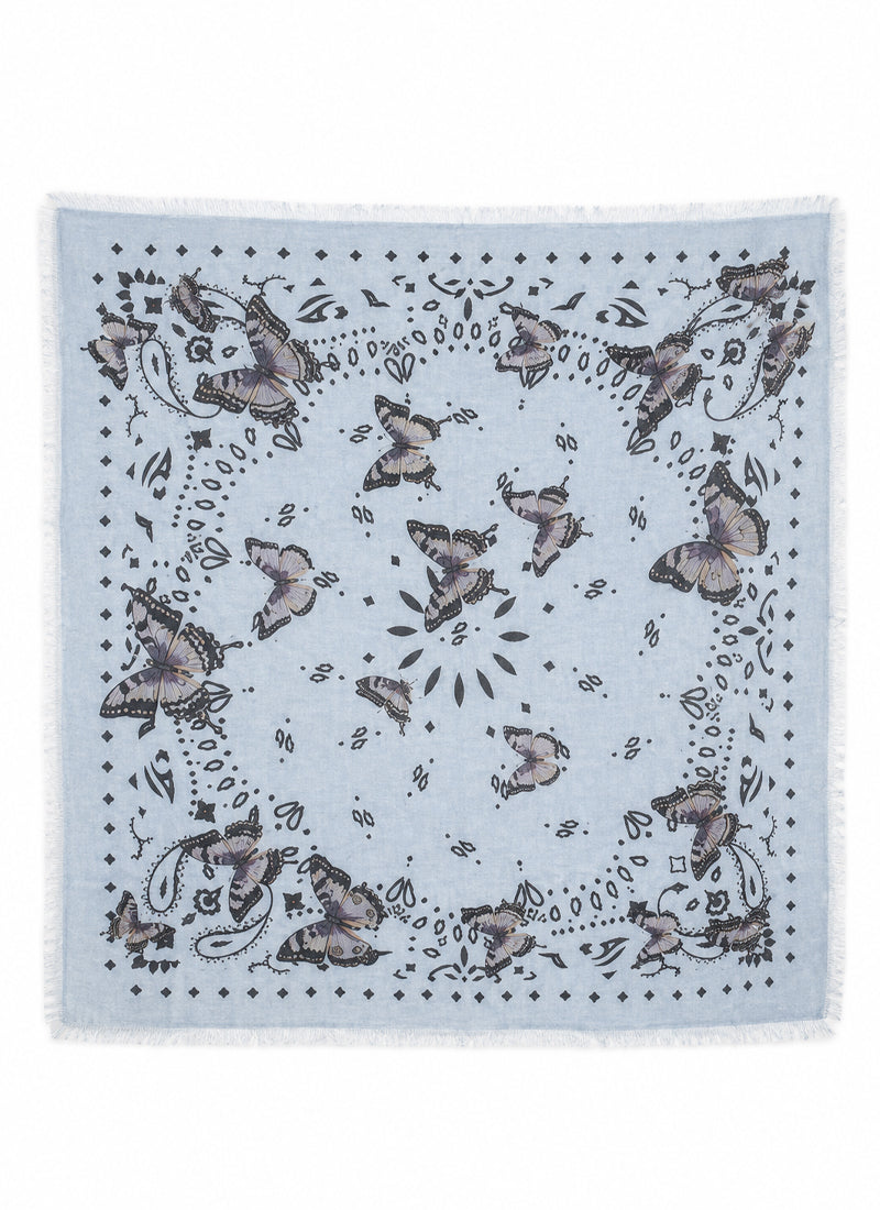 Hachiko Butterfly Cashmere Scarf