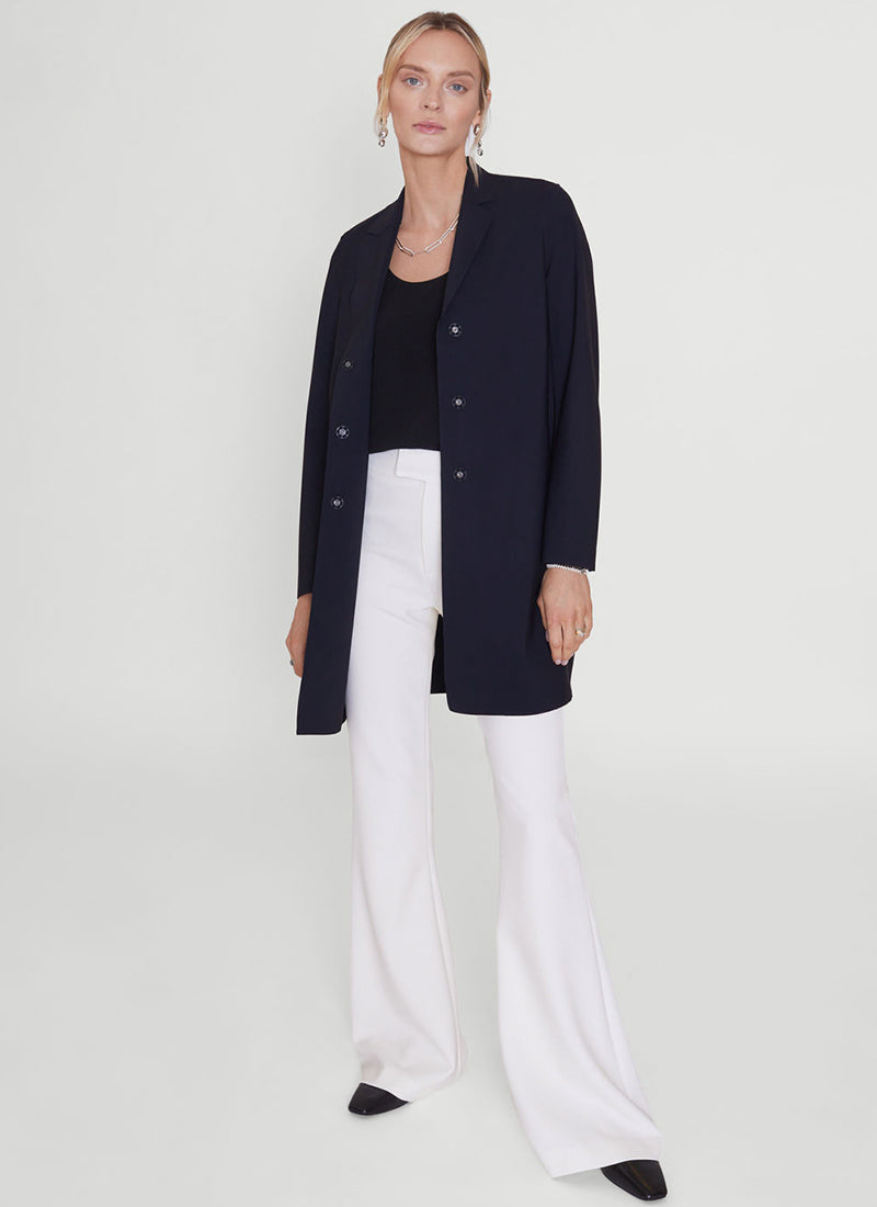 Harris Wharf London Cocoon Coat Scuba ANDREWS Andrews