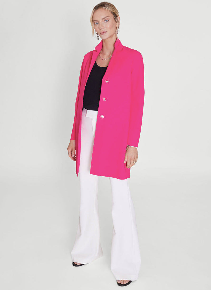 Harris Wharf London Cocoon Coat Scuba ANDREWS Andrews