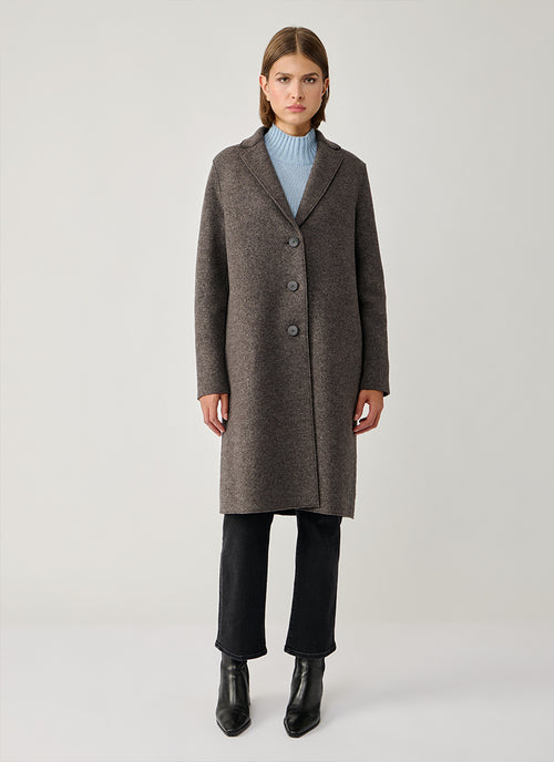  Boiled Great Wool Coat by Harris Wharf London at Andrews 