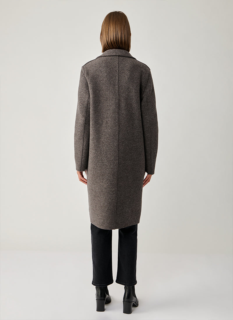 Boiled Great Wool Coat by Harris Wharf London Andrews