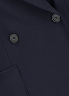 Harris Wharf London Crepe Viscose Double Breasted Blazer
