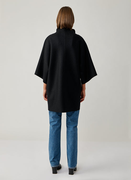 Pressed Wool Kimono Mantle by Harris Wharf London at Andrews