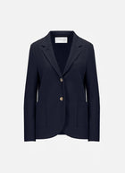 Harris Wharf London Stand Up Collar Honeycomb Blazer