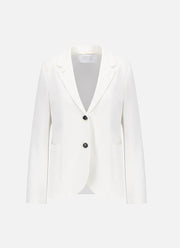 Harris Wharf London Stand Up Collar Honeycomb Blazer