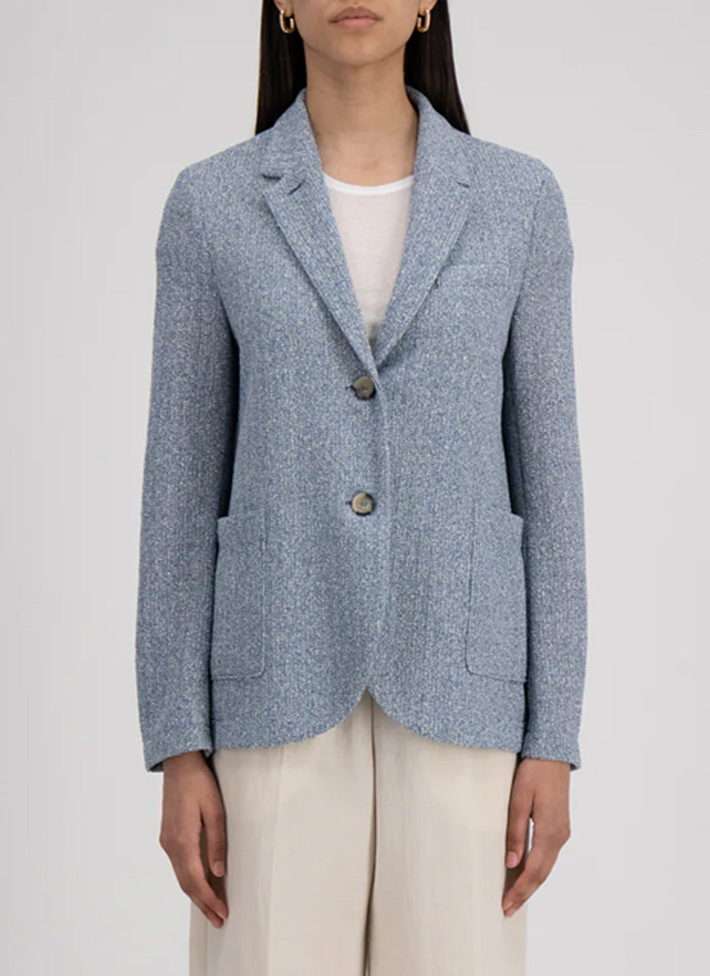 Harris Wharf London Bicolour Frise Blazer