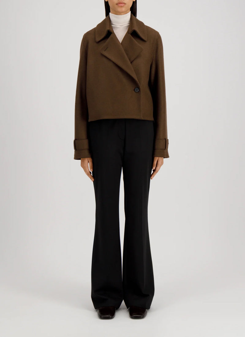 Harris Wharf London Cash Blend Crop Trench
