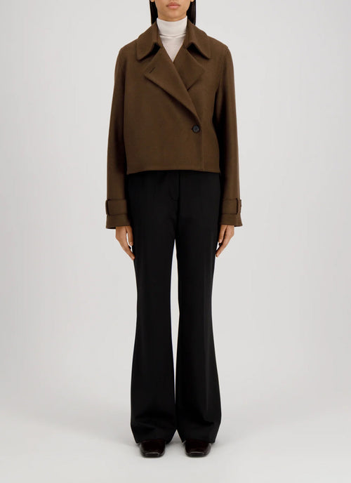 Harris Wharf London Cash Blend Crop Trench