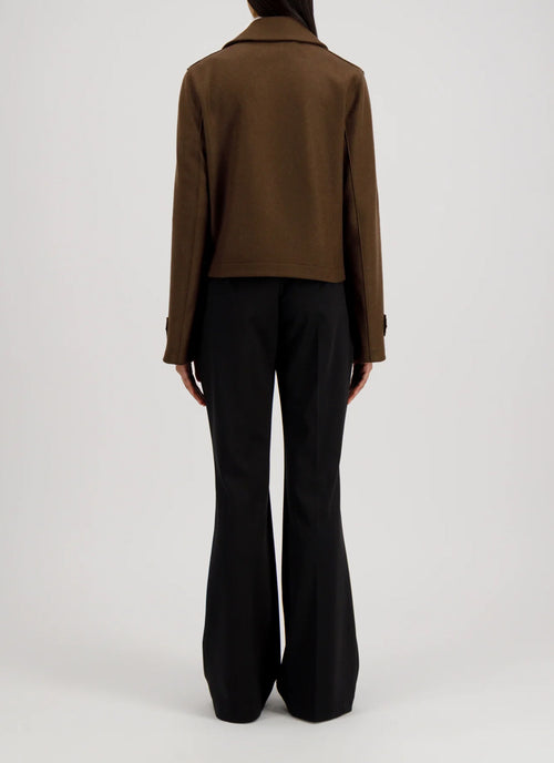 Harris Wharf London Cash Blend Crop Trench