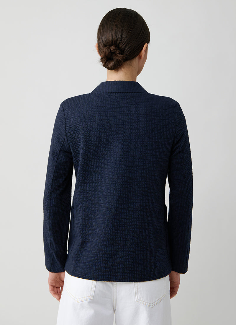 Harris Wharf London Coolmax Seersucker Blazer