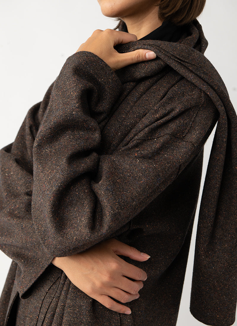 Donnegal Scarf Coat