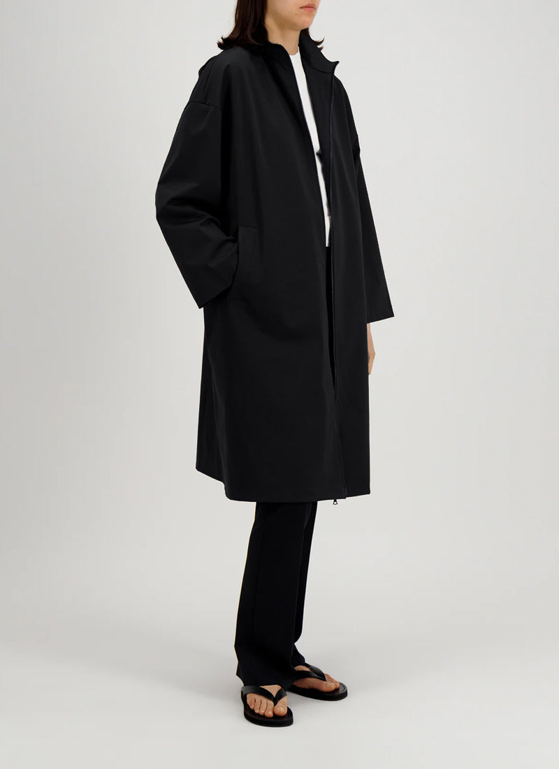 Harris Wharf London Light Technic Hooded Raincoat