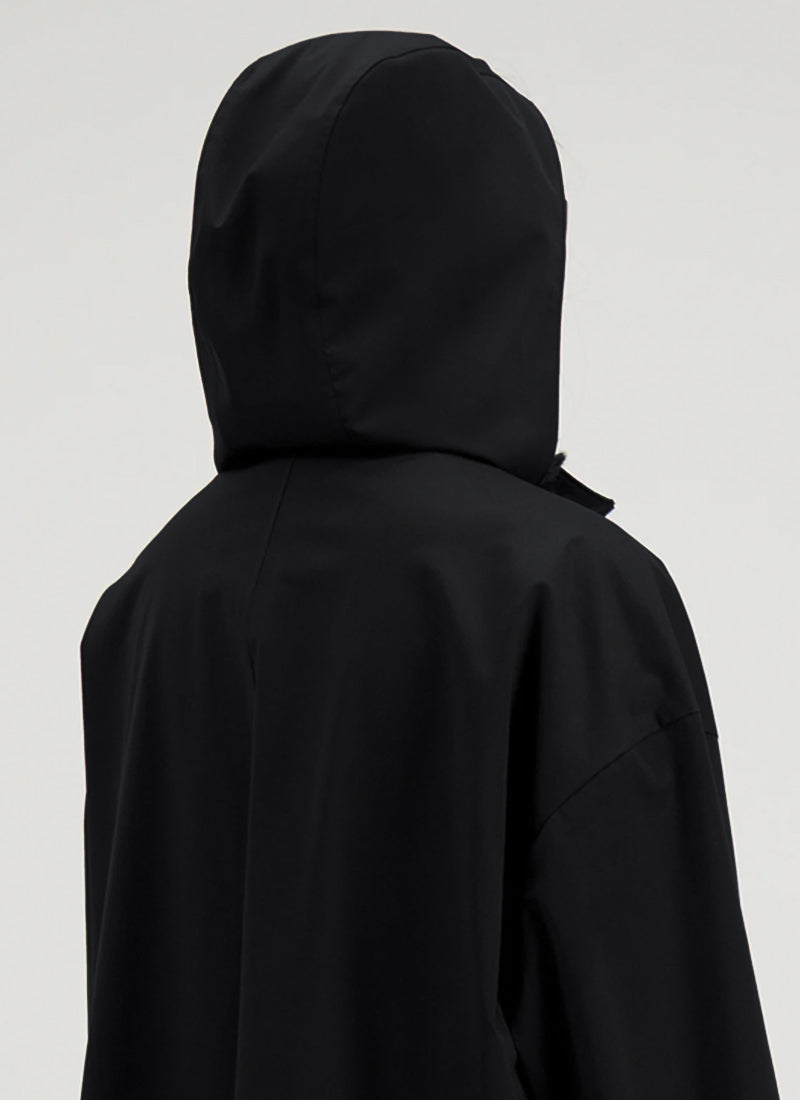 Harris Wharf London Light Technic Hooded Raincoat