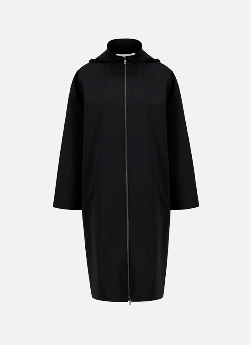 Harris Wharf London Light Technic Hooded Raincoat
