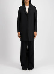 Harris Wharf London Pressed Wool Cocoon Coat