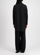 Harris Wharf London Pressed Wool Cocoon Coat