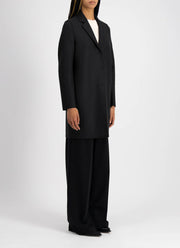 Harris Wharf London Pressed Wool Cocoon Coat