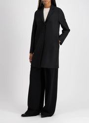 Harris Wharf London Pressed Wool Cocoon Coat