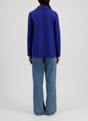 Harris Wharf London Pressed Wool Peacoat