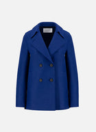 Harris Wharf London Pressed Wool Peacoat