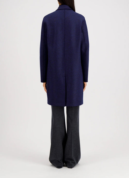 Harris Wharf London Pressed Wool Topcoat
