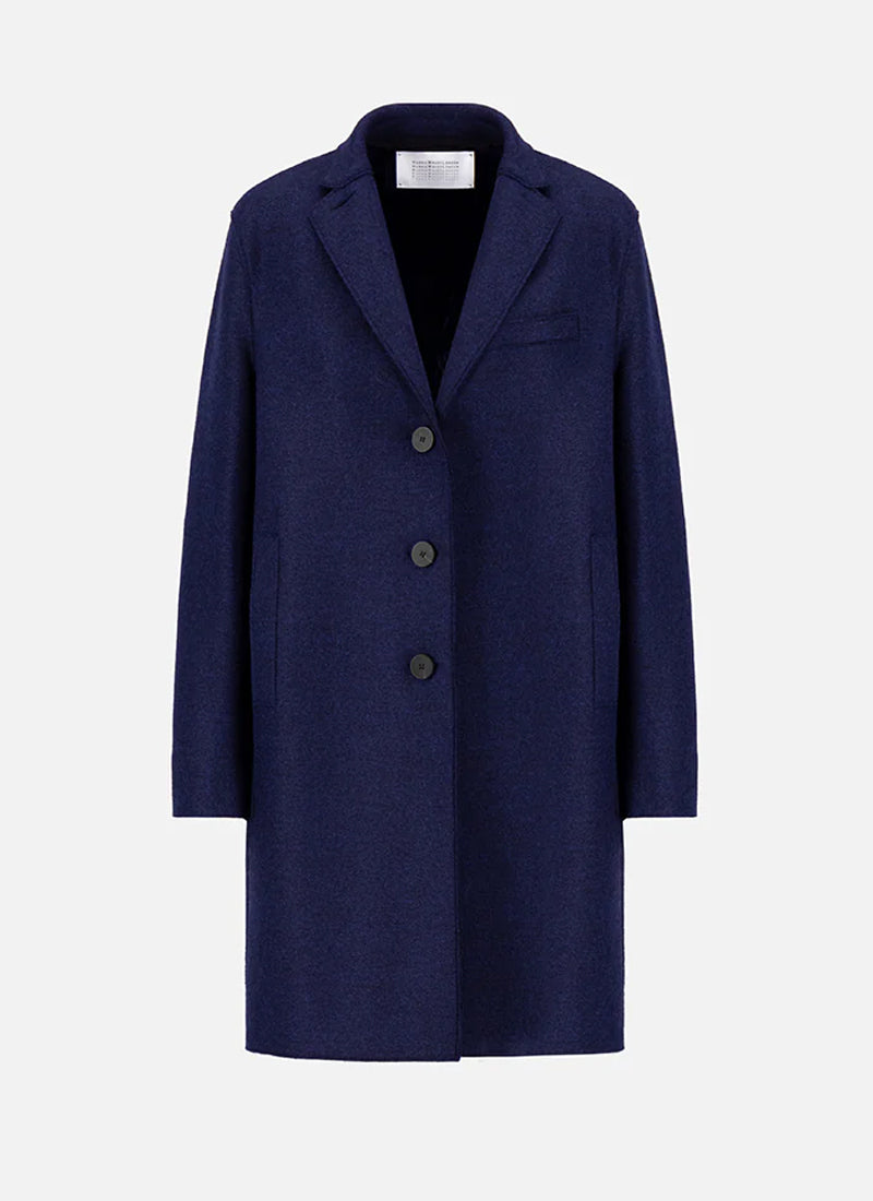 Harris Wharf London Pressed Wool Topcoat