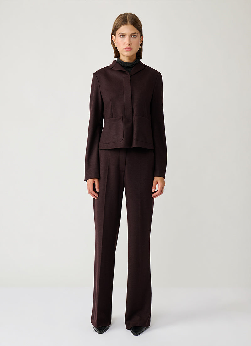 Harris Wharf London Superfine Merino Trouser