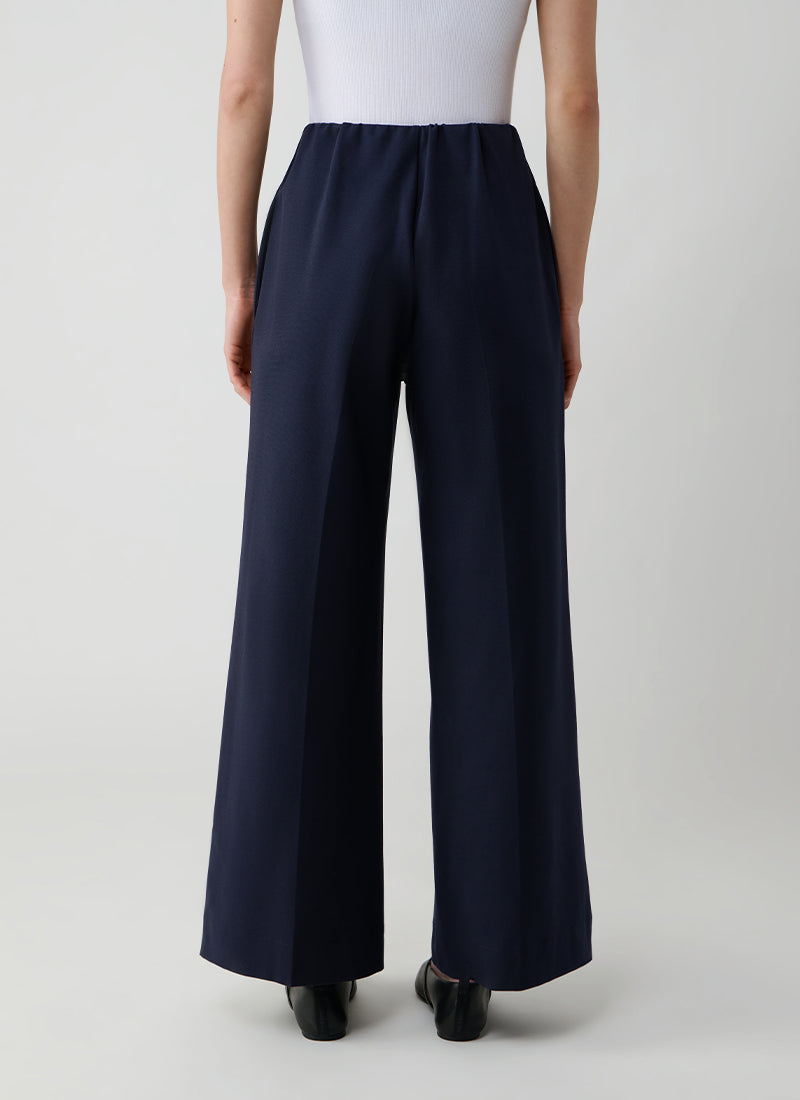 Harris Wharf London Techno Viscose Flared Trouser