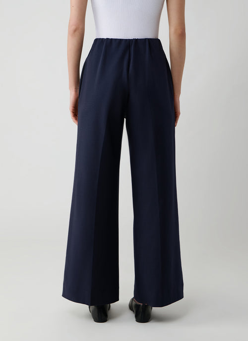 Harris Wharf London Techno Viscose Flared Trouser